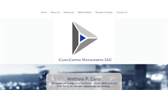 Desktop Screenshot of matthewcano.com
